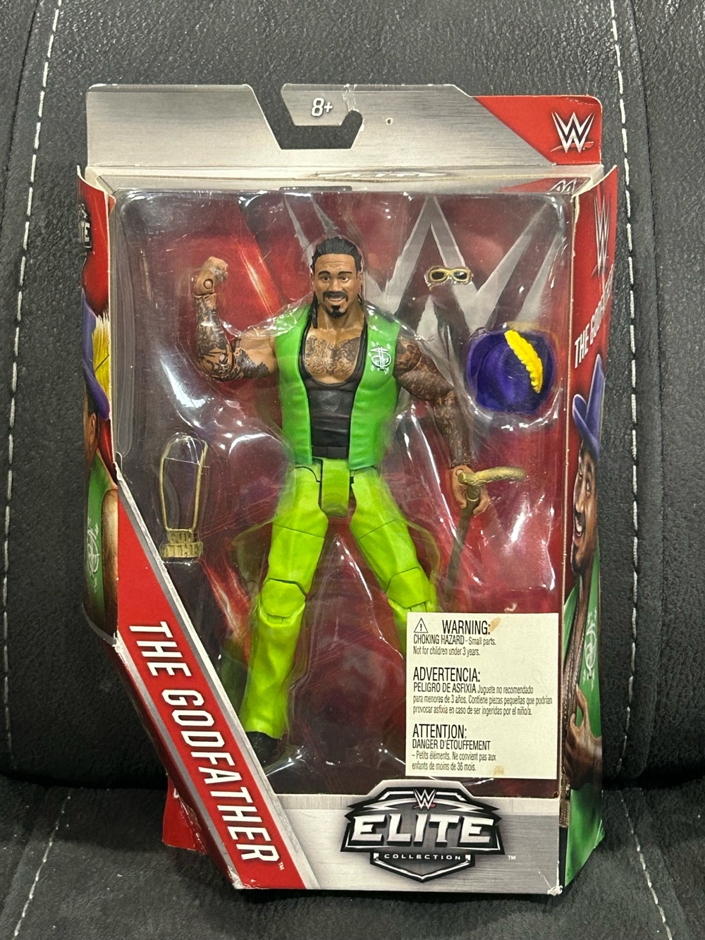 WWE The Godfather; elite series 39! MOC!